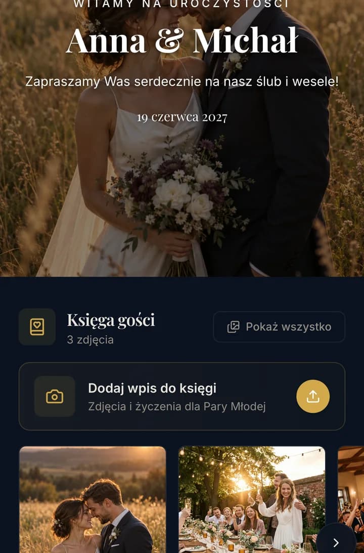 Układ Klasyczny w motywie Ciemna elegancja